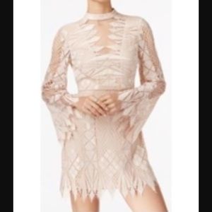 FREE PEOPLE deco mini dress ivory 20’s